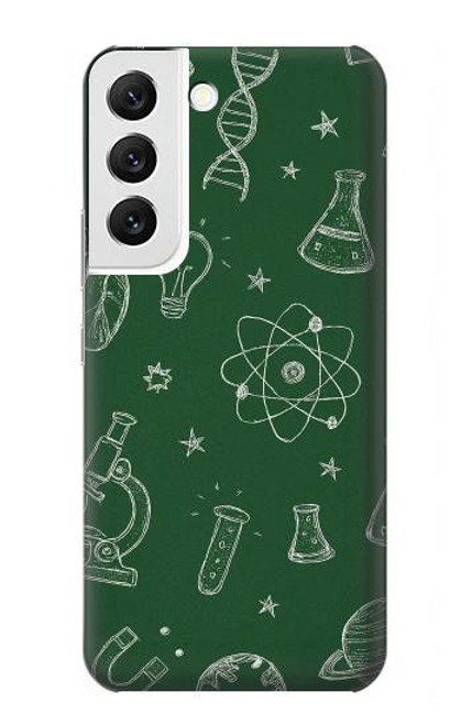 S4059 科学黒板グラフィック Science Chalkboard Graphic Samsung Galaxy S22 バックケース、フリップケース・カバー