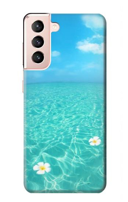 S4066 夏の海のビーチ Summer Ocean Beach Samsung Galaxy S21 5G バックケース、フリップケース・カバー