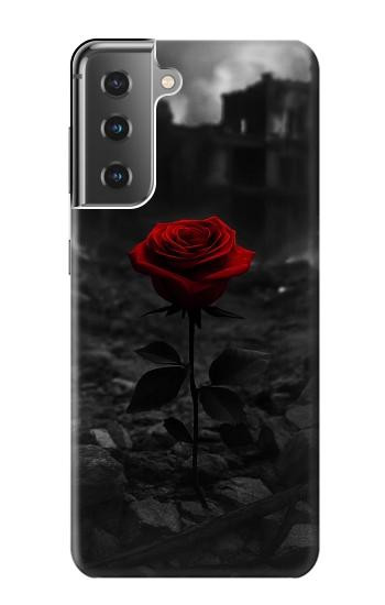 S4048 赤いバラの遺跡 Red Rose Ruins Samsung Galaxy S21 Plus 5G, Galaxy S21+ 5G バックケース、フリップケース・カバー