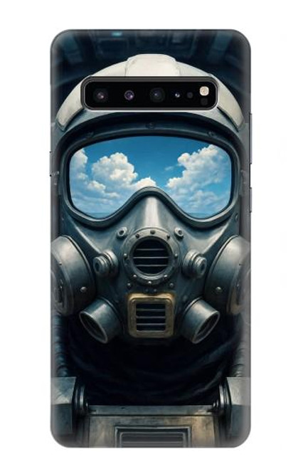 S4038 戦闘機パイロット Fighter Pilot Samsung Galaxy S10 5G バックケース、フリップケース・カバー