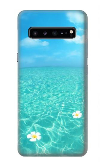S4066 夏の海のビーチ Summer Ocean Beach Samsung Galaxy S10 5G バックケース、フリップケース・カバー