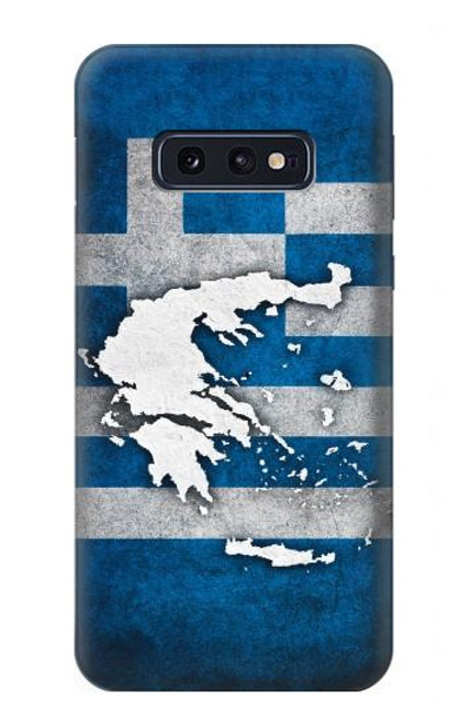 S4074 ギリシャの国旗 The Flag of Greece Samsung Galaxy S10e バックケース、フリップケース・カバー