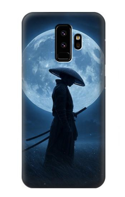 S4034 侍の月夜 Samurai Moon Night Samsung Galaxy S9 バックケース、フリップケース・カバー