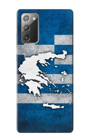 S4074 ギリシャの国旗 The Flag of Greece Samsung Galaxy Note 20 バックケース、フリップケース・カバー