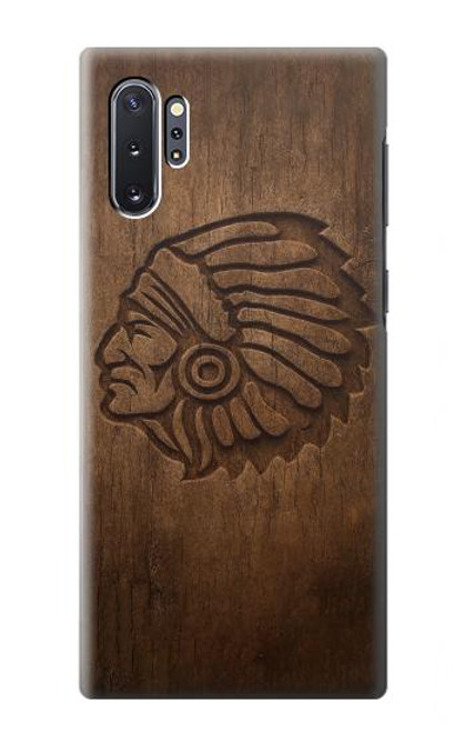 S4035 ネイティブアメリカンの木彫り Native American Wood Carving Samsung Galaxy Note 10 Plus バックケース、フリップケース・カバー