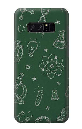 S4059 科学黒板グラフィック Science Chalkboard Graphic Note 8 Samsung Galaxy Note8 バックケース、フリップケース・カバー