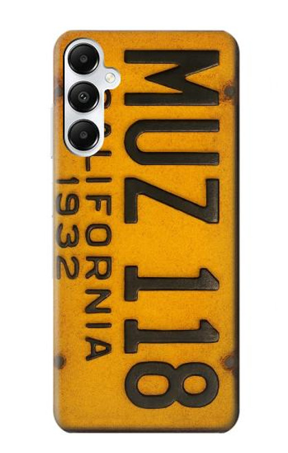 S4060 ヴィンテージカリフォルニアの車のナンバープレート Vintage California Car License Plate Samsung Galaxy A05s バックケース、フリップケース・カバー