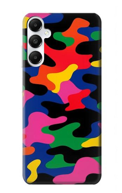 S4072 カラフルなカモフラージュ Colorful Camouflage Samsung Galaxy A05s バックケース、フリップケース・カバー
