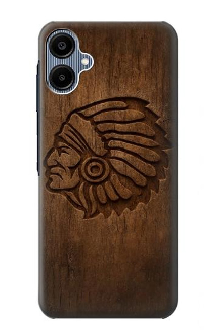 S4035 ネイティブアメリカンの木彫り Native American Wood Carving Samsung Galaxy A06 バックケース、フリップケース・カバー