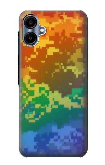 S4047 LGBTQカモフラージュ LGBTQ Camouflage Samsung Galaxy A06 バックケース、フリップケース・カバー