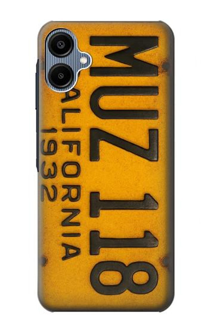 S4060 ヴィンテージカリフォルニアの車のナンバープレート Vintage California Car License Plate Samsung Galaxy A06 バックケース、フリップケース・カバー