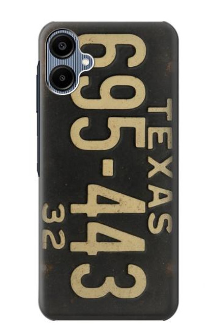 S4061 ヴィンテージテキサスの車のナンバープレート Vintage Texas Car License Plate Samsung Galaxy A06 バックケース、フリップケース・カバー