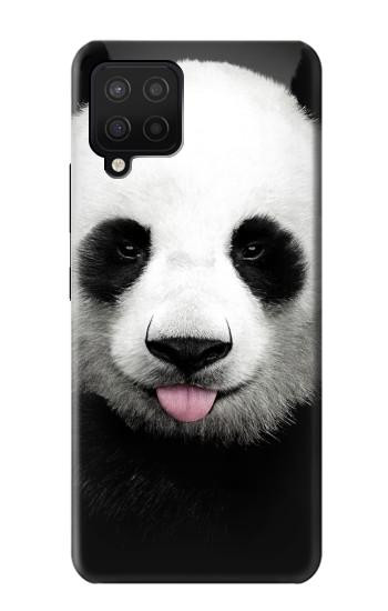 S4049 舌を出した可愛いパンダ Cute Panda Stick Out Tongue Samsung Galaxy A12 バックケース、フリップケース・カバー