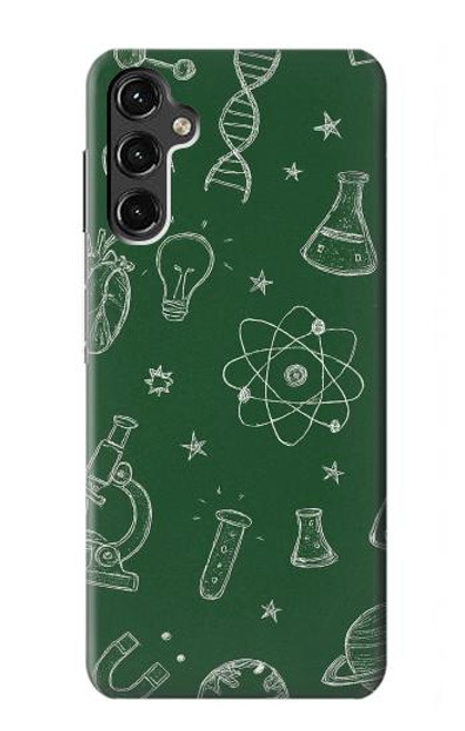 S4059 科学黒板グラフィック Science Chalkboard Graphic Samsung Galaxy A14 5G バックケース、フリップケース・カバー