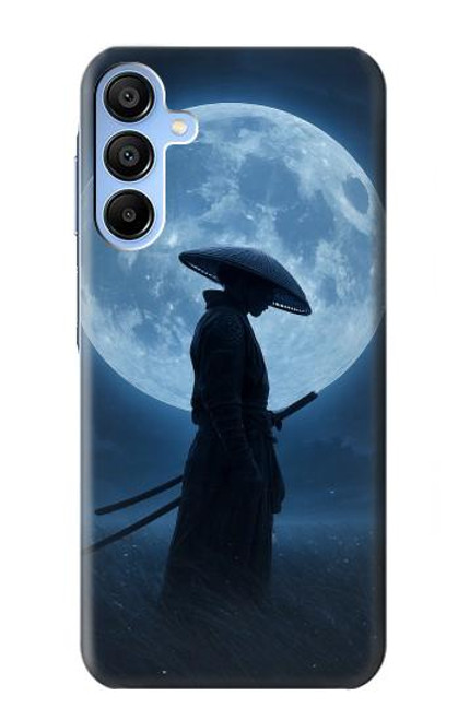 S4034 侍の月夜 Samurai Moon Night Samsung Galaxy A15 5G バックケース、フリップケース・カバー