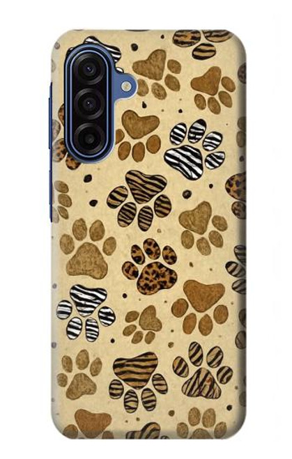 S4032 野生動物の足跡 Wild Animal Paw Foot Print Samsung Galaxy A17 バックケース、フリップケース・カバー