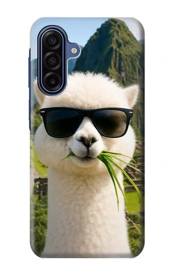 S4069 アルパカのサングラス Alpaca Sunglasses Samsung Galaxy A17, A18 バックケース、フリップケース・カバー