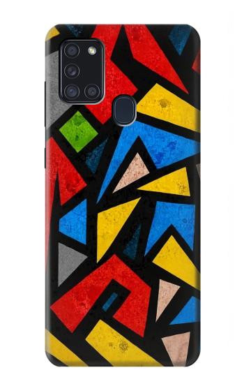 S4044 ストリートアートの抽象的なグラフィック Street Art Abstract Graphics Samsung Galaxy A21s バックケース、フリップケース・カバー