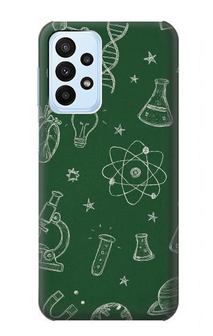 S4059 科学黒板グラフィック Science Chalkboard Graphic Samsung Galaxy A23 バックケース、フリップケース・カバー