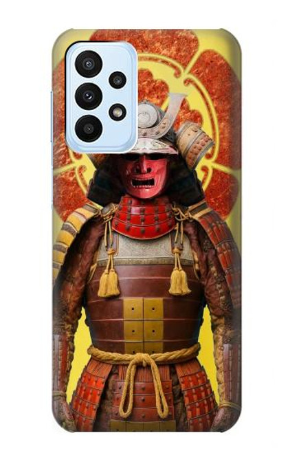 S4063 日本の戦士の侍の鎧 Japan Warrior Samurai Armor Samsung Galaxy A23 バックケース、フリップケース・カバー