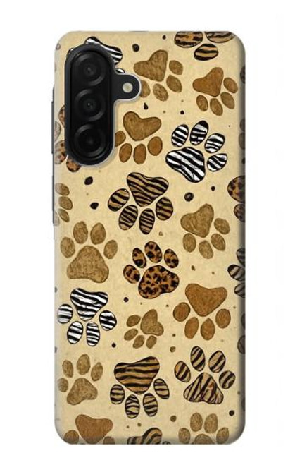 S4032 野生動物の足跡 Wild Animal Paw Foot Print Samsung Galaxy A26 バックケース、フリップケース・カバー