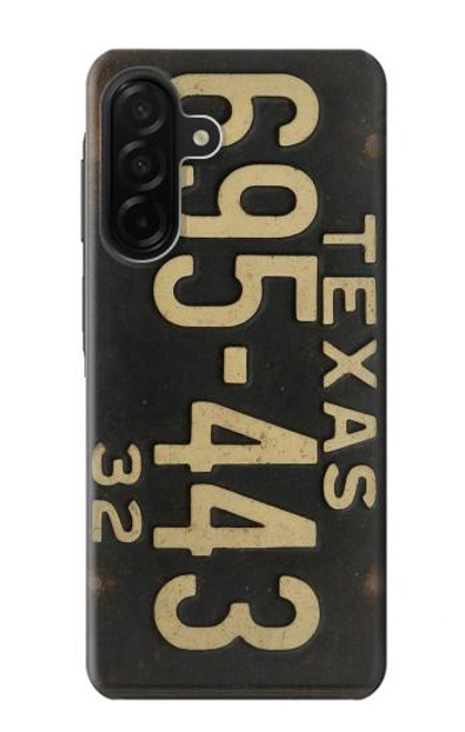 S4061 ヴィンテージテキサスの車のナンバープレート Vintage Texas Car License Plate Samsung Galaxy A26 バックケース、フリップケース・カバー