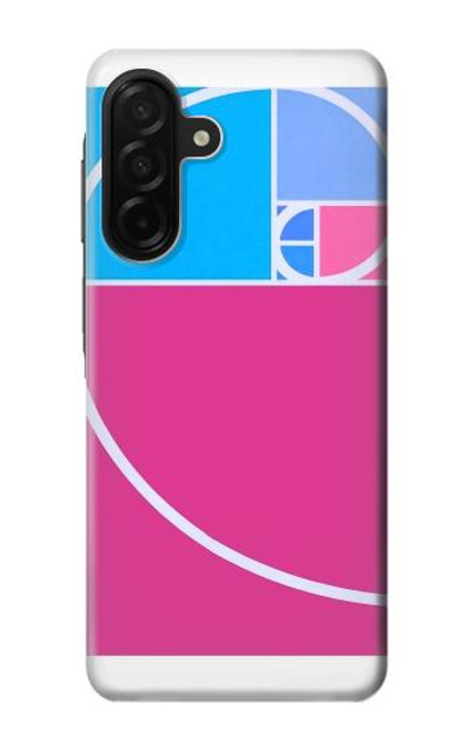 S4076 黄金比フィボナッチ螺旋 Golden Ratio Fibonacci Spiral Samsung Galaxy A26 バックケース、フリップケース・カバー