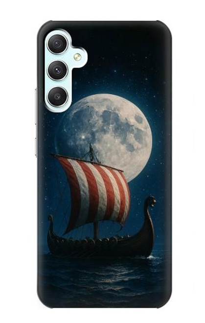 S4040 バイキングの軍艦 Viking War Ship Samsung Galaxy A34 5G バックケース、フリップケース・カバー