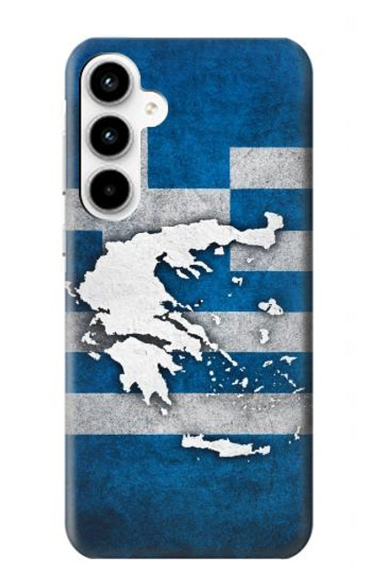 S4074 ギリシャの国旗 The Flag of Greece Samsung Galaxy A35 5G バックケース、フリップケース・カバー
