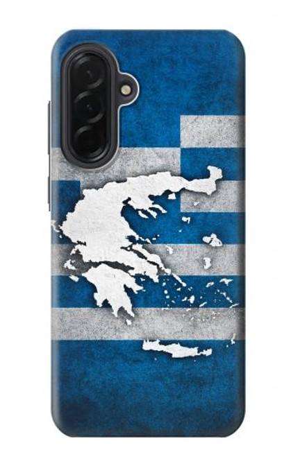 S4074 ギリシャの国旗 The Flag of Greece Samsung Galaxy A36 バックケース、フリップケース・カバー