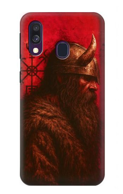 S4039 バイキングの戦士 Viking Warrior Samsung Galaxy A40 バックケース、フリップケース・カバー