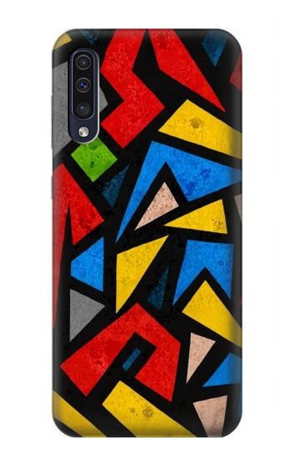 S4044 ストリートアートの抽象的なグラフィック Street Art Abstract Graphics Samsung Galaxy A50 バックケース、フリップケース・カバー