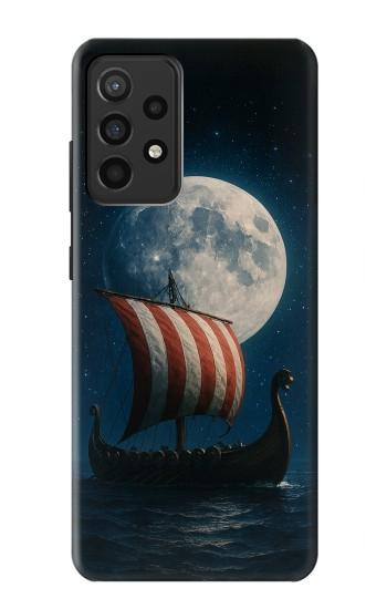S4040 バイキングの軍艦 Viking War Ship Samsung Galaxy A52, Galaxy A52 5G バックケース、フリップケース・カバー