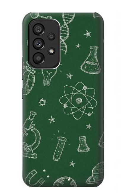 S4059 科学黒板グラフィック Science Chalkboard Graphic Samsung Galaxy A53 5G バックケース、フリップケース・カバー
