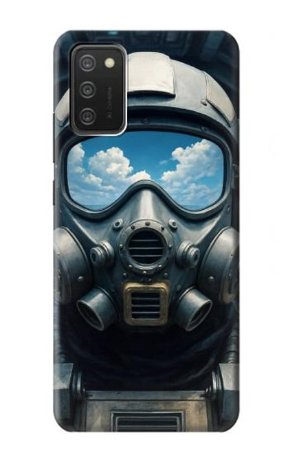S4038 戦闘機パイロット Fighter Pilot Samsung Galaxy A03S バックケース、フリップケース・カバー