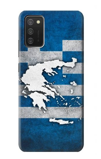 S4074 ギリシャの国旗 The Flag of Greece Samsung Galaxy A03S バックケース、フリップケース・カバー