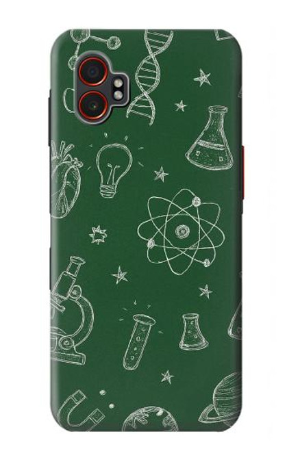 S4059 科学黒板グラフィック Science Chalkboard Graphic Samsung Galaxy XCover7 Pro バックケース、フリップケース・カバー