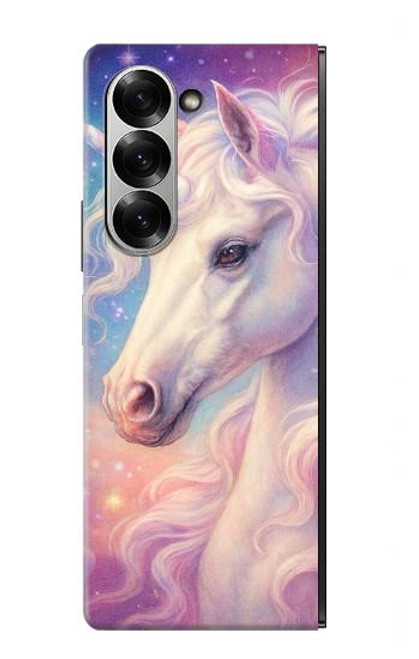 S4054 ファンタジーユニコーン Fantasy Unicorn Samsung Galaxy Z Fold 6 バックケース、フリップケース・カバー