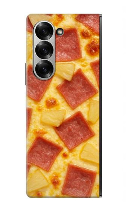 S4067 ハワイアンピザ Hawaiian Pizza Samsung Galaxy Z Fold 6 バックケース、フリップケース・カバー