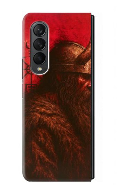 S4039 バイキングの戦士 Viking Warrior Samsung Galaxy Z Fold 3 5G バックケース、フリップケース・カバー