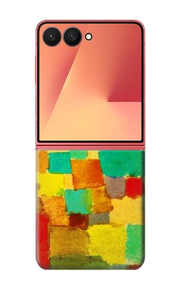 S4075 パウル・クレー作 チュニジア南部の庭園 Paul Klee Southern Tunisian Gardens Samsung Galaxy Z Flip 7 バックケース、フリップケース・カバー