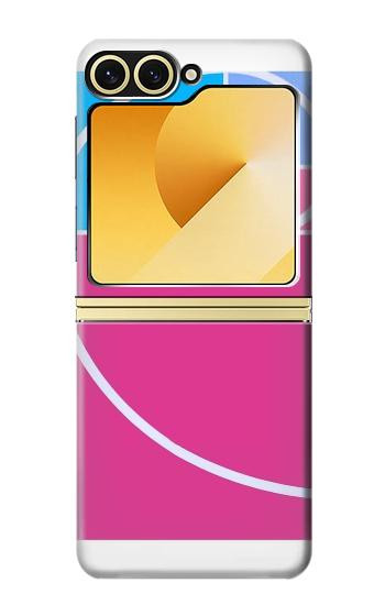 S4076 黄金比フィボナッチ螺旋 Golden Ratio Fibonacci Spiral Samsung Galaxy Z Flip 6, Flip 7 FE バックケース、フリップケース・カバー