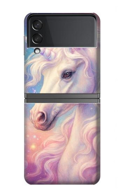 S4054 ファンタジーユニコーン Fantasy Unicorn Samsung Galaxy Z Flip 4 バックケース、フリップケース・カバー