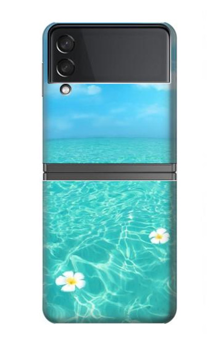 S4066 夏の海のビーチ Summer Ocean Beach Samsung Galaxy Z Flip 4 バックケース、フリップケース・カバー