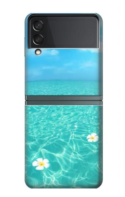 S4066 夏の海のビーチ Summer Ocean Beach Samsung Galaxy Z Flip 3 5G バックケース、フリップケース・カバー