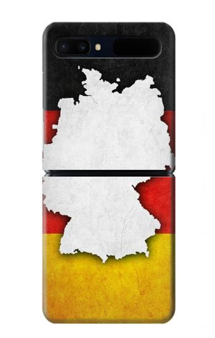 S4055 ドイツ国旗 Germany Flag Samsung Galaxy Z Flip 5G バックケース、フリップケース・カバー