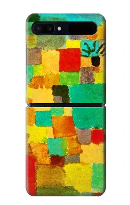S4075 パウル・クレー作 チュニジア南部の庭園 Paul Klee Southern Tunisian Gardens Samsung Galaxy Z Flip 5G バックケース、フリップケース・カバー