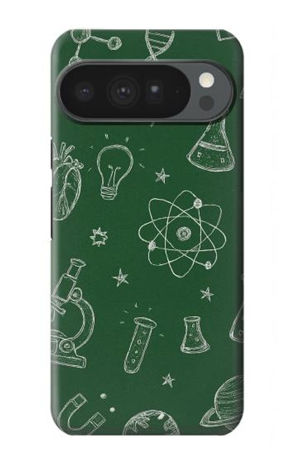 S4059 科学黒板グラフィック Science Chalkboard Graphic Google Pixel 10 Pro XL バックケース、フリップケース・カバー