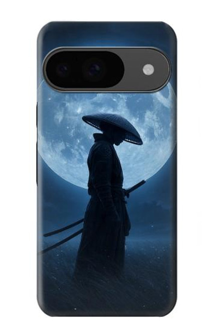 S4034 侍の月夜 Samurai Moon Night Google Pixel 9 バックケース、フリップケース・カバー