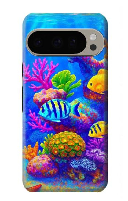S4058 カラフルな水族館 Colorful Aquarium Google Pixel 9 Pro バックケース、フリップケース・カバー